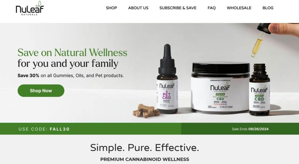 NuLeaf Naturals CBD Affiliate Program: Earn 20% Commissions with Ease
