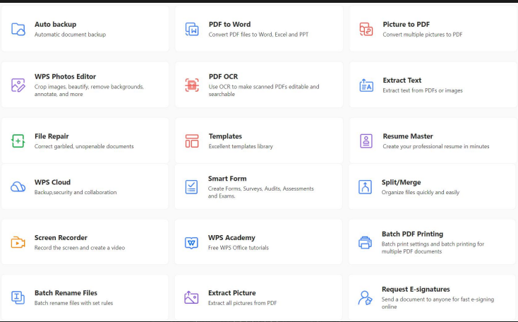 Versatile Productivity: What WPS Office Offers